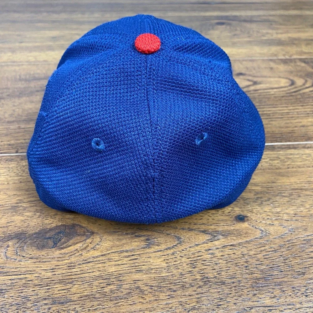 New Era 39THIRTY Washington Nationals DC MLB Hat Navy Red Small Medium Cap